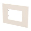 Abb Zenit Platte 3 Module Z2373.1 BL Polycarbonat Weiß Z0300BL Abb Zenit Platte 3 Module Z2373.1 BL Polycarbonat Weiß Z0300BL