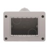Wand Box für Abb-Serie Zenit N3391.1 Module 3 IP40 Grau Z2340GR Wand Box für Abb-Serie Zenit N3391.1 Module 3 IP40 Grau Z2340GR