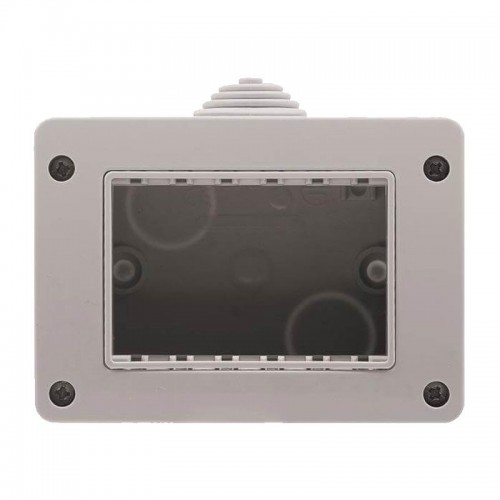 Wand Box für Abb-Serie Zenit N3391.1 Module 3 IP40 Grau Z2340GR Wand Box für Abb-Serie Zenit N3391.1 Module 3 IP40 Grau Z2340GR