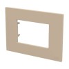 Abb Zenit Platte 3 Module Z2373.1 CV Polycarbonat Champagner Z0300CV Abb Zenit Platte 3 Module Z2373.1 CV Polycarbonat Champagner Z0300CV