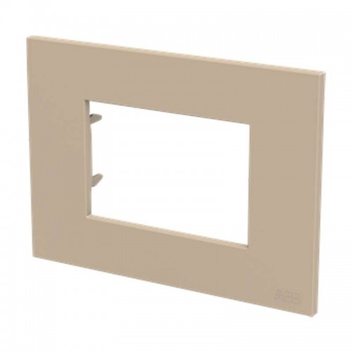 Abb Zenit Platte 3 Module Z2373.1 CV Polycarbonat Champagner Z0300CV Abb Zenit Platte 3 Module Z2373.1 CV Polycarbonat Champagner Z0300CV