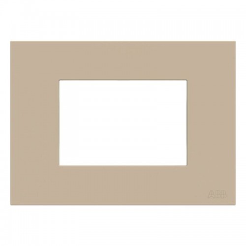 Abb Zenit Platte 3 Module Z2373.1 CV Polycarbonat Champagner Z0300CV Abb Zenit Platte 3 Module Z2373.1 CV Polycarbonat Champagner Z0300CV