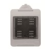 Wand Box für Abb-Serie Zenit N3291 Module 2 IP55 Grau Z2255GR Wand Box für Abb-Serie Zenit N3291 Module 2 IP55 Grau Z2255GR