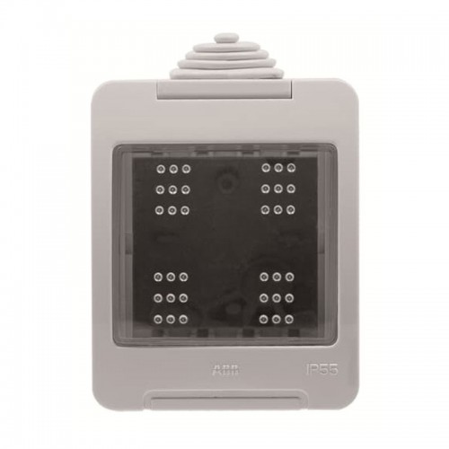 Wand Box für Abb-Serie Zenit N3291 Module 2 IP55 Grau Z2255GR Wand Box für Abb-Serie Zenit N3291 Module 2 IP55 Grau Z2255GR