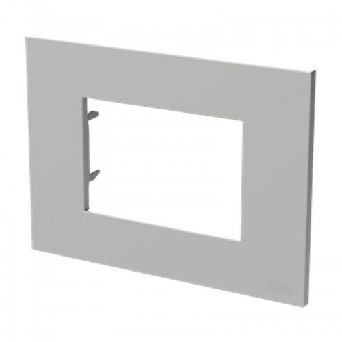 Abb Zenit Platte 3 Module Z2373.1 PL Polycarbonat Silber Z0300PL Abb Zenit Platte 3 Module Z2373.1 PL Polycarbonat Silber Z0300PL