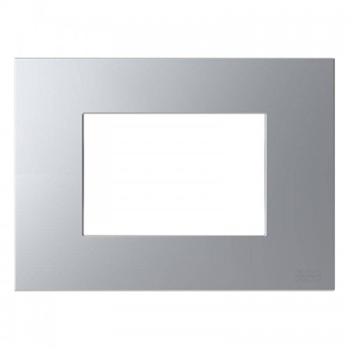 Abb Zenit Platte 3 Module Z2373.1 PL Polycarbonat Silber Z0300PL Abb Zenit Platte 3 Module Z2373.1 PL Polycarbonat Silber Z0300PL