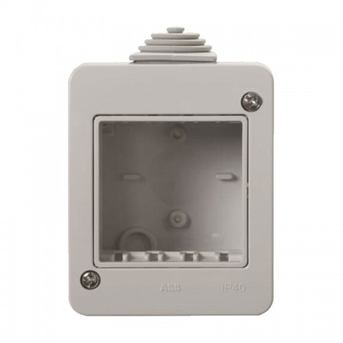 Wand Box für Abb-Serie Zenit N3291.1 Module 2 IP40 Grau Z2240GR Wand Box für Abb-Serie Zenit N3291.1 Module 2 IP40 Grau Z2240GR