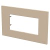 Abb Zenit Platte 4 Module Z2474.1 CV Polycarbonat Champagner Z0400CV Abb Zenit Platte 4 Module Z2474.1 CV Polycarbonat Champagner Z0400CV