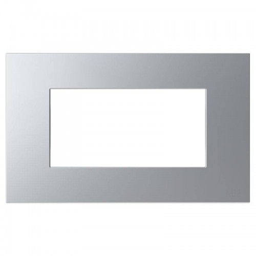 Abb Zenit Platte 4 Module Z2474.1 PL Polycarbonat Silber Z0400PL Abb Zenit Platte 4 Module Z2474.1 PL Polycarbonat Silber Z0400PL