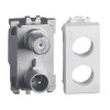 Bticino LivingLight entmischte direkte koaxiale TV-SAT Steckdose Weiß N4214DN Bticino LivingLight entmischte direkte koaxiale TV-SAT Steckdose Weiß N4214DN