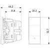 Vimar Linea Ausgerichteter Wechselschalter Beleuchtet 1P 10A Weiß 30004.B Vimar Linea Ausgerichteter Wechselschalter Beleuchtet 1P 10A Weiß 30004.B