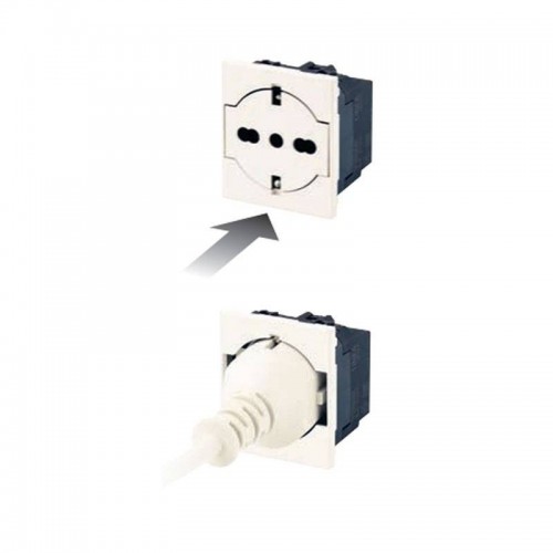 Vimar Linea Standard Schuko Steckdose 16A 2P+E P40 hanffarbig 30211.C Vimar Linea Standard Schuko Steckdose 16A 2P+E P40 hanffarbig 30211.C