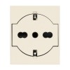 Vimar Linea Standard Schuko Steckdose 16A 2P+E P40 hanffarbig 30211.C Vimar Linea Standard Schuko Steckdose 16A 2P+E P40 hanffarbig 30211.C