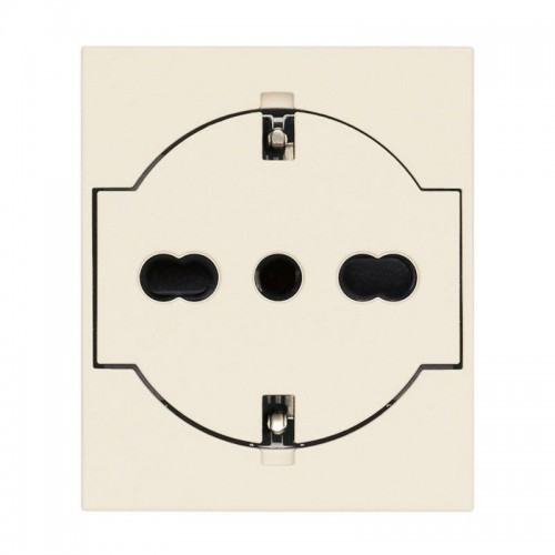 Vimar Linea Standard Schuko Steckdose 16A 2P+E P40 hanffarbig 30211.C Vimar Linea Standard Schuko Steckdose 16A 2P+E P40 hanffarbig 30211.C