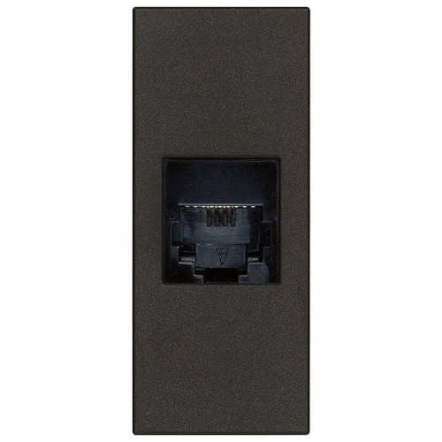 Vimar Linea Telefondose RJ11 6/4 1 Modul Schwarz 30320.G Vimar Linea Telefondose RJ11 6/4 1 Modul Schwarz 30320.G
