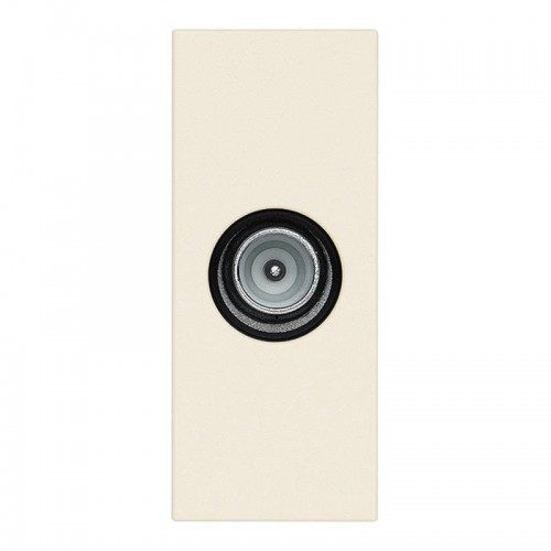Vimar Linea Koaxiale TV-RD-SAT-Durchgangsdose Hempfarbig 30300.10C