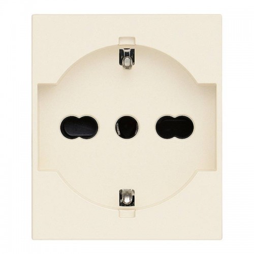 Vimar Linea Standard Schuko Steckdose 16A 2P+E P40 Hanffarbig 30210.C Vimar Linea Standard Schuko Steckdose 16A 2P+E P40 Hanffarbig 30210.C