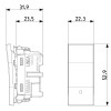Vimar Linea 1P beleuchteter Schwingschalter Hanffarbig 30020.C Vimar Linea 1P beleuchteter Schwingschalter Hanffarbig 30020.C