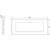 Vimar Linea Total Look Platte 7 Module Tecnopolymer Hanffarbig 30657.01