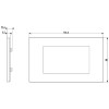Vimar Total Look Linea Platte 4 Module Tecnopolymer Hanffarbig 30654.01 Vimar Total Look Linea Platte 4 Module Tecnopolymer Hanffarbig 30654.01