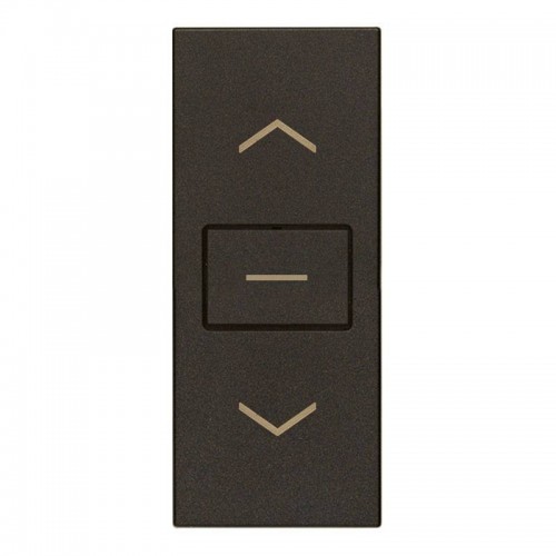 Vimar Linea Schalter Richtungspfeile und zentrale OFF Schwarz 30060.G
