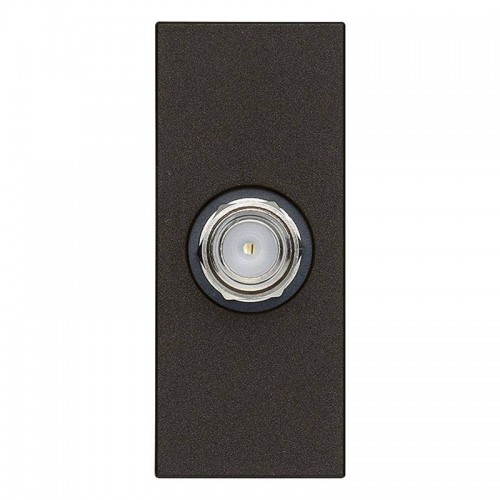 Vimar Linea Koaxiale TV Steckdose Typ F 1 Modul Schwarz 30318.G Vimar Linea Koaxiale TV Steckdose Typ F 1 Modul Schwarz 30318.G
