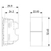 Vimar Linea Zwei unabhängigen Knöpfe 10A NO+NO Weiß 30066.B Vimar Linea Zwei unabhängigen Knöpfe 10A NO+NO Weiß 30066.B