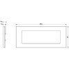 Vimar Linea Platte technopolymer 7 Module Silber 30657.20 Vimar Linea Platte technopolymer 7 Module Silber 30657.20
