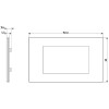 Vimar Linea Platte Technopolymer 4 Module Silber 30654.20 Vimar Linea Platte Technopolymer 4 Module Silber 30654.20