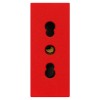 Vimar Linea zweipolige Steckdose 16A 2P+T P17/11 Rot 30203.R Vimar Linea zweipolige Steckdose 16A 2P+T P17/11 Rot 30203.R