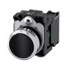 Siemens schwarzer Flachknopf 22mm 1NA 3SU11500AB101BA0 Siemens schwarzer Flachknopf 22mm 1NA 3SU11500AB101BA0