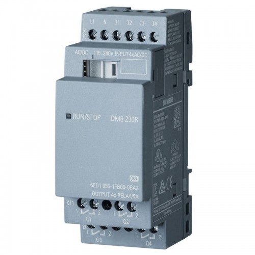 Siemens LOGO! Erweiterungsmodul DM8 230R 6ED10551FB000BA2 Siemens LOGO! Erweiterungsmodul DM8 230R 6ED10551FB000BA2