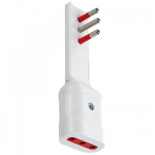 Elcart ultraflacher Zwischenstecker 10A - Steckdose 10A 2P+E weiß 280127200 Elcart ultraflacher Zwischenstecker 10A - Steckdose 10A 2P+E weiß 280127200