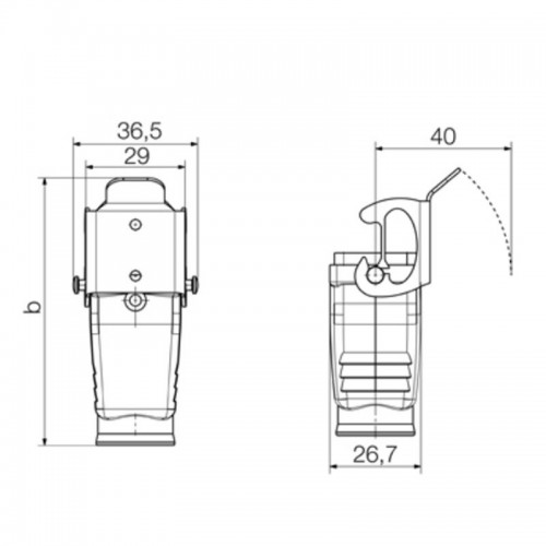 Weidmüller Gehäuse 4P Verlängerungsfuß für PG11 Kabel 1652460000 Weidmüller Gehäuse 4P Verlängerungsfuß für PG11 Kabel 1652460000
