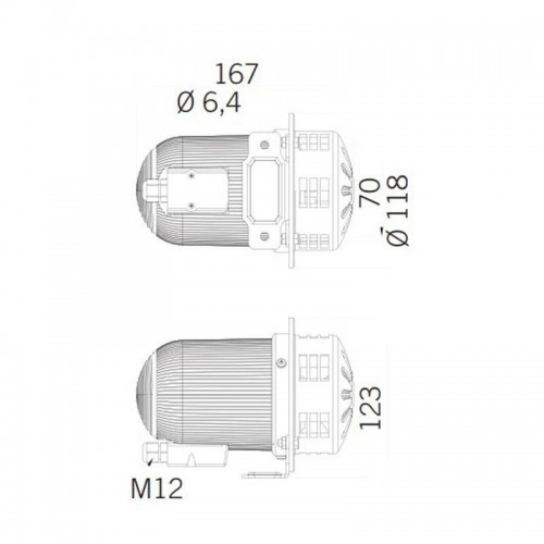 Sirena Celere Elektromechanische Sirene 24V AC/DC IP43 42021 Sirena Celere Elektromechanische Sirene 24V AC/DC IP43 42021