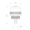 Sirena Bebip Eingebauter Summer 24V AC DC IP55 Bohrung 22 mm 38001 Sirena Bebip Eingebauter Summer 24V AC DC IP55 Bohrung 22 mm 38001