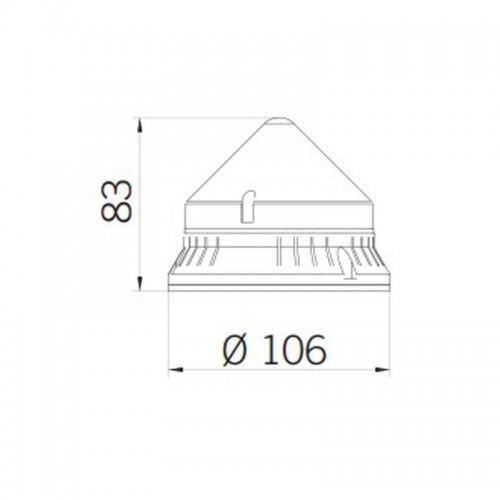 Sirena Akustische Licht- und Blinkanlage CTL 900 240V AC gelb 33765 Sirena Akustische Licht- und Blinkanlage CTL 900 240V AC gelb 33765