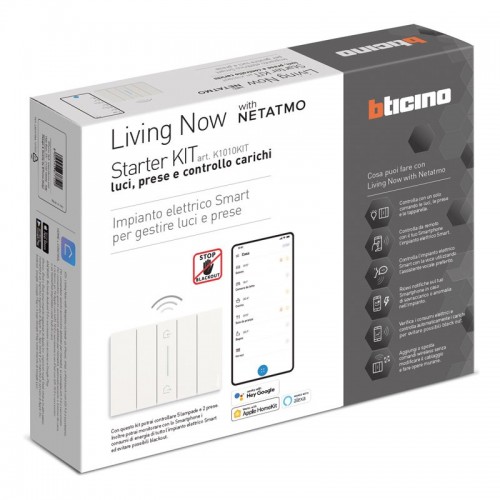 Bticino Starter-Kit Licht und Energie Living Now K1010KIT Bticino Starter-Kit Licht und Energie Living Now K1010KIT