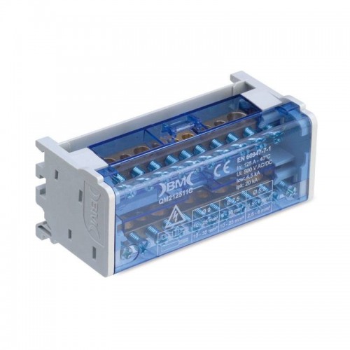 Modularer zweipoliger BM-Klemmenblock 2P 40A 17 Anschlüsse 500V QM204017C Modularer zweipoliger BM-Klemmenblock 2P 40A 17 Anschlüsse 500V QM204017C
