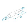 BM Buchsenklemmen 0,25 mm² hellblau vorisoliert 500 Stück 00500 BM Buchsenklemmen 0,25 mm² hellblau vorisoliert 500 Stück 00500