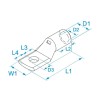 BM Kupferrohrkabelschuh 10mm für nicht isolierte Leiter 01443 BM Kupferrohrkabelschuh 10mm für nicht isolierte Leiter 01443