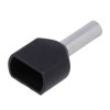 BM Buchsenklemmen 2x1,5 mm² schwarz 200 St. 00656 BM Buchsenklemmen 2x1,5 mm² schwarz 200 St. 00656