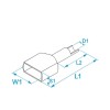 BM Buchsenklemmen 2x10 mm² elfenbeinfarben 100 St. 00562 BM Buchsenklemmen 2x10 mm² elfenbeinfarben 100 St. 00562