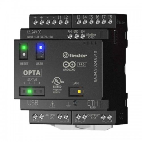 Finder Programmierbares Logik Relais OPTA Plus mit USB Typ C 8A0490248310 Finder Programmierbares Logik Relais OPTA Plus mit USB Typ C 8A0490248310