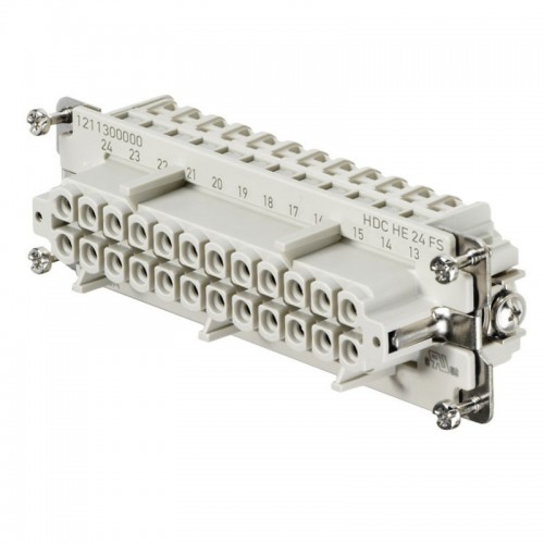 Stecker-einsatz Buchse Weidmuller HDC 24P+T 16A 500V 1211300000 Stecker-einsatz Buchse Weidmuller HDC 24P+T 16A 500V 1211300000