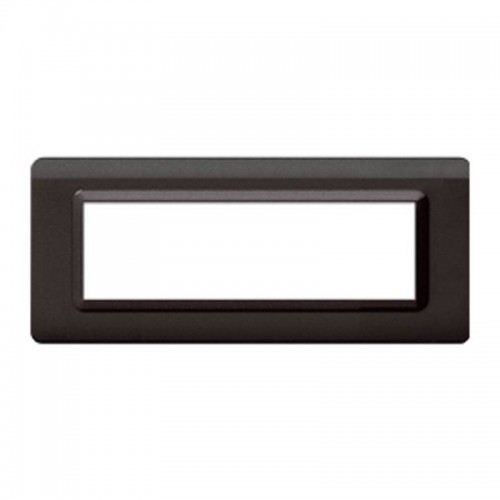 Ave Plate Sistema 44 Abdeckrahmen Tecnopolymer 7 Module dunkelgrau 44PY07GSL Ave Plate Sistema 44 Abdeckrahmen Tecnopolymer 7 Module dunkelgrau 44PY07GSL