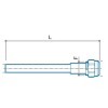 Luxor Starrer Schlauch Unterspül Anschluss 3/8 Durchmesser 10 mm 05100030CC Luxor Starrer Schlauch Unterspül Anschluss 3/8 Durchmesser 10 mm 05100030CC