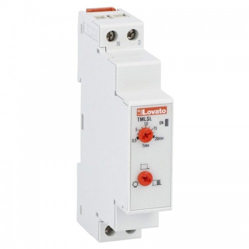 Lovato Leiter Licht Zeitschaltuhr 1 Modul 220/240V TMLSL Lovato Leiter Licht Zeitschaltuhr 1 Modul 220/240V TMLSL