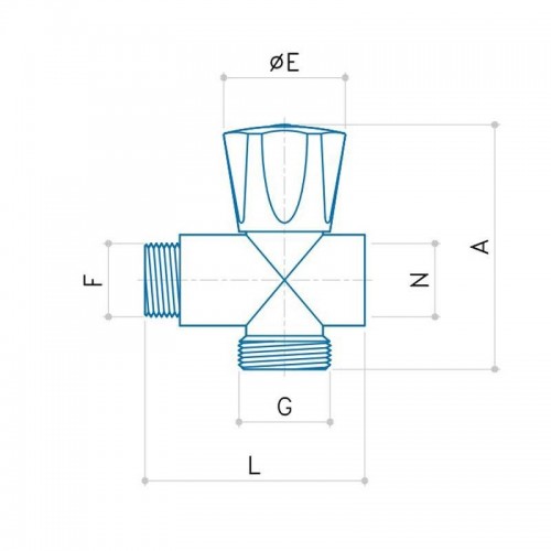 Luxor Zwischeneinschraubhähne für Waschmaschine Anschlüsse 1/2 - 3/4 70312100 Luxor Zwischeneinschraubhähne für Waschmaschine Anschlüsse 1/2 - 3/4 70312100
