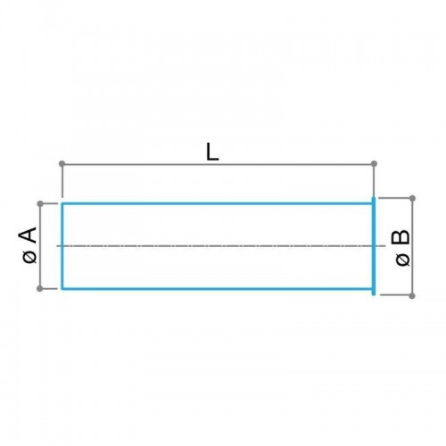 Abflussrohr mit Flansch für Luxor-Geruchsverschluss Durchmesser 32mm 30cm 35023230 Abflussrohr mit Flansch für Luxor-Geruchsverschluss Durchmesser 32mm 30cm 35023230